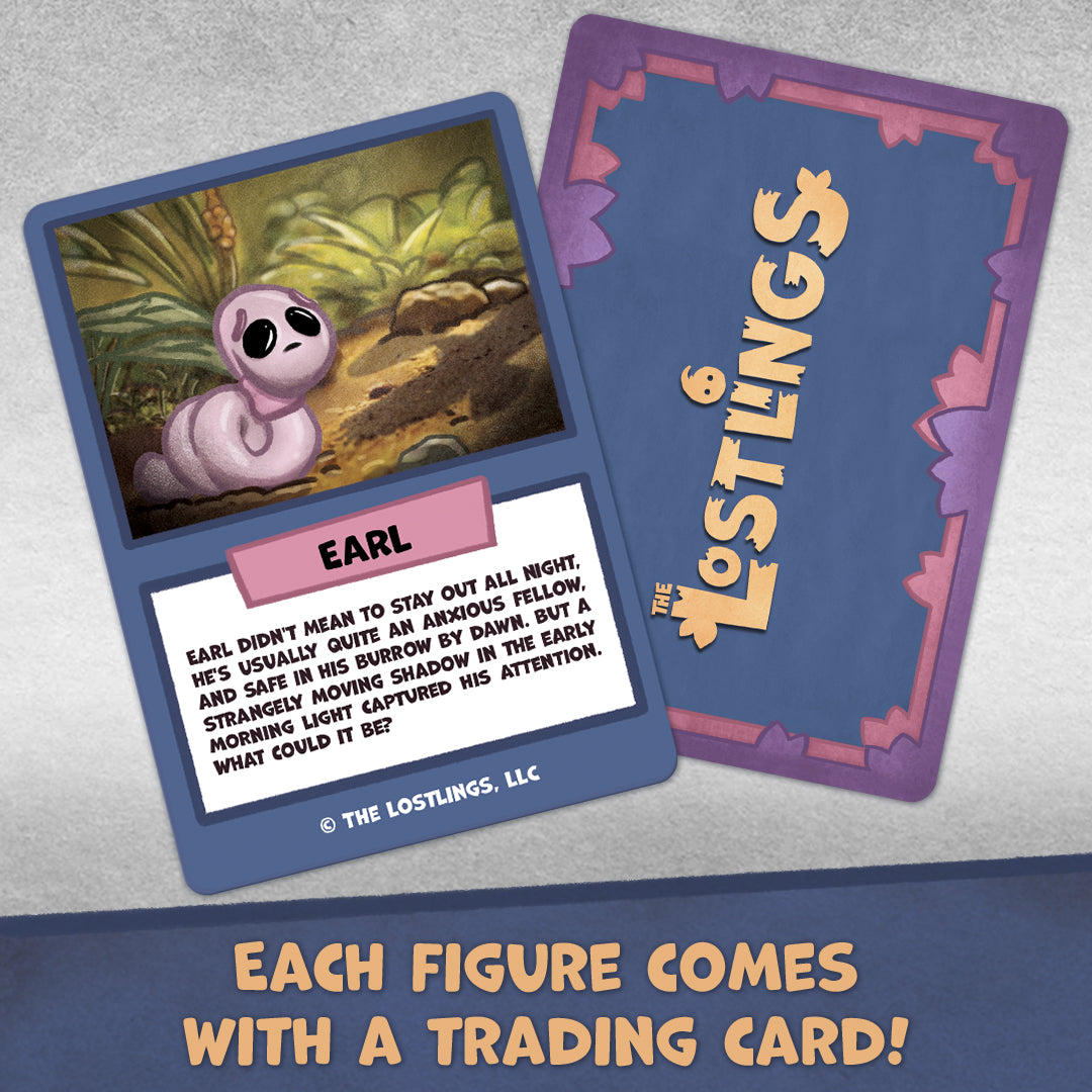 Worm trading card