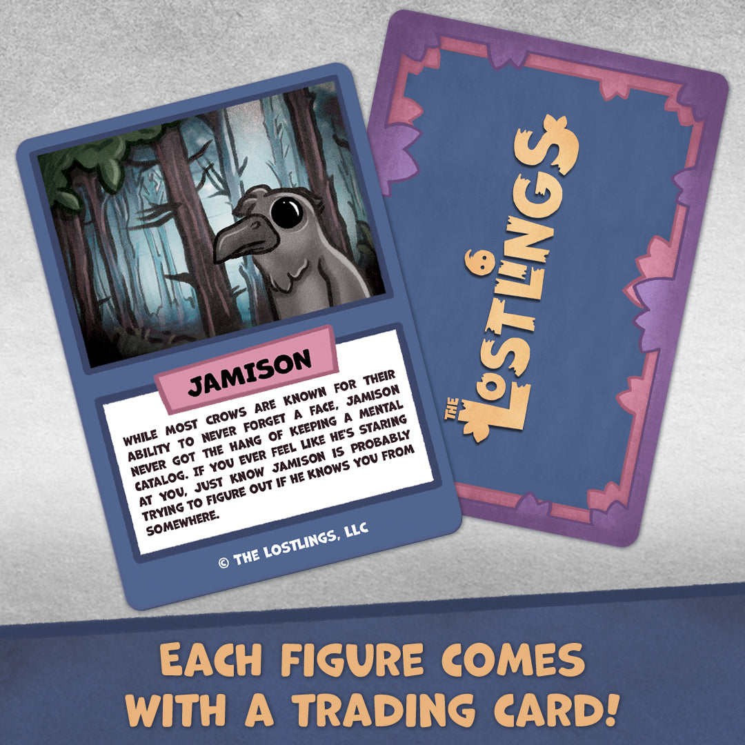 Crow trading card