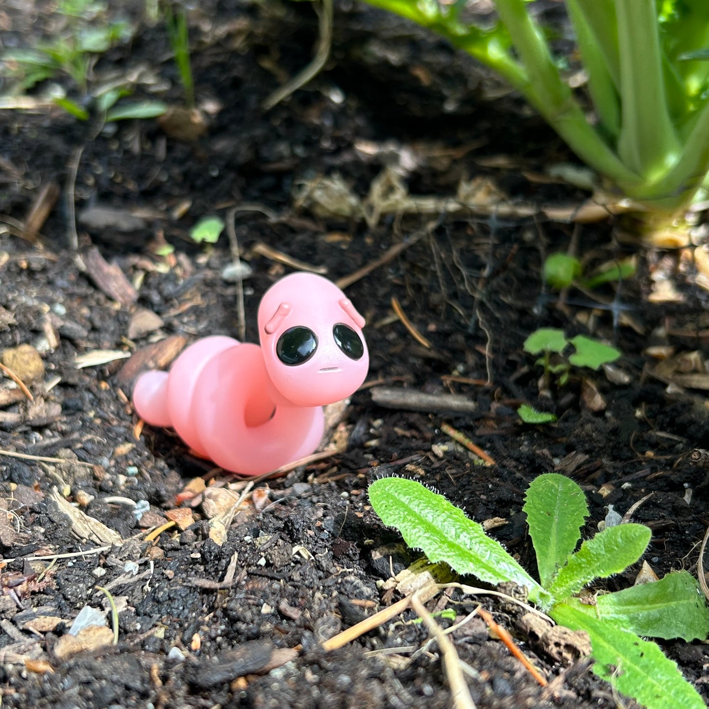 worm figurine