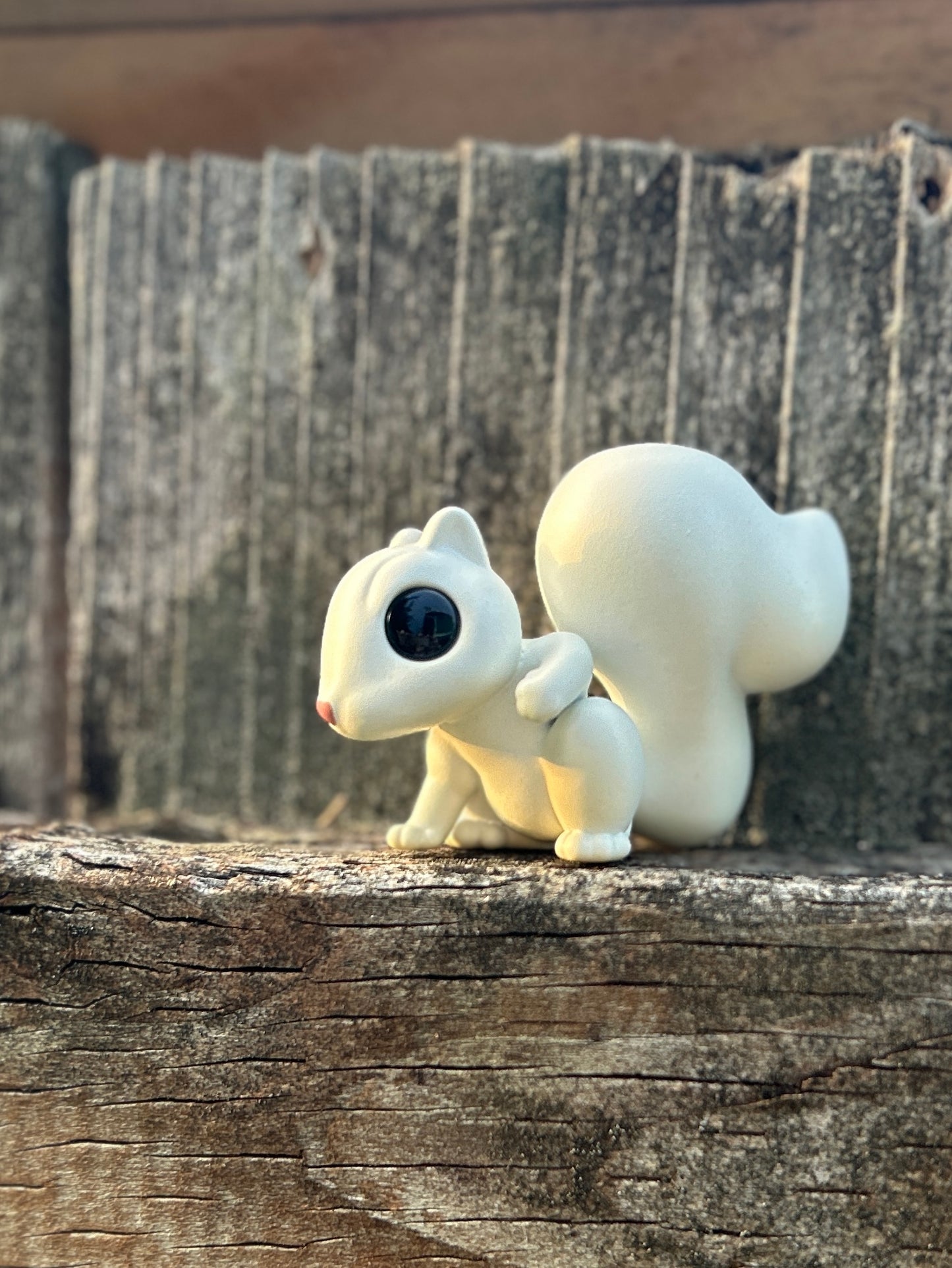 White squirrel figure