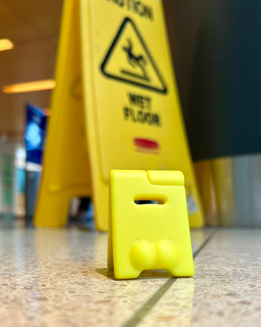 Oopsie the caution sign