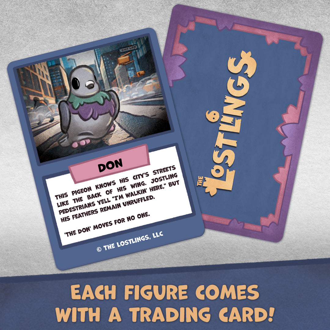 pigeon trading card