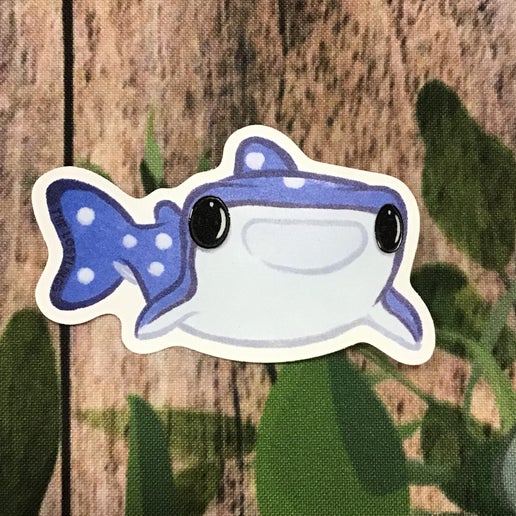 Whale shark sticker