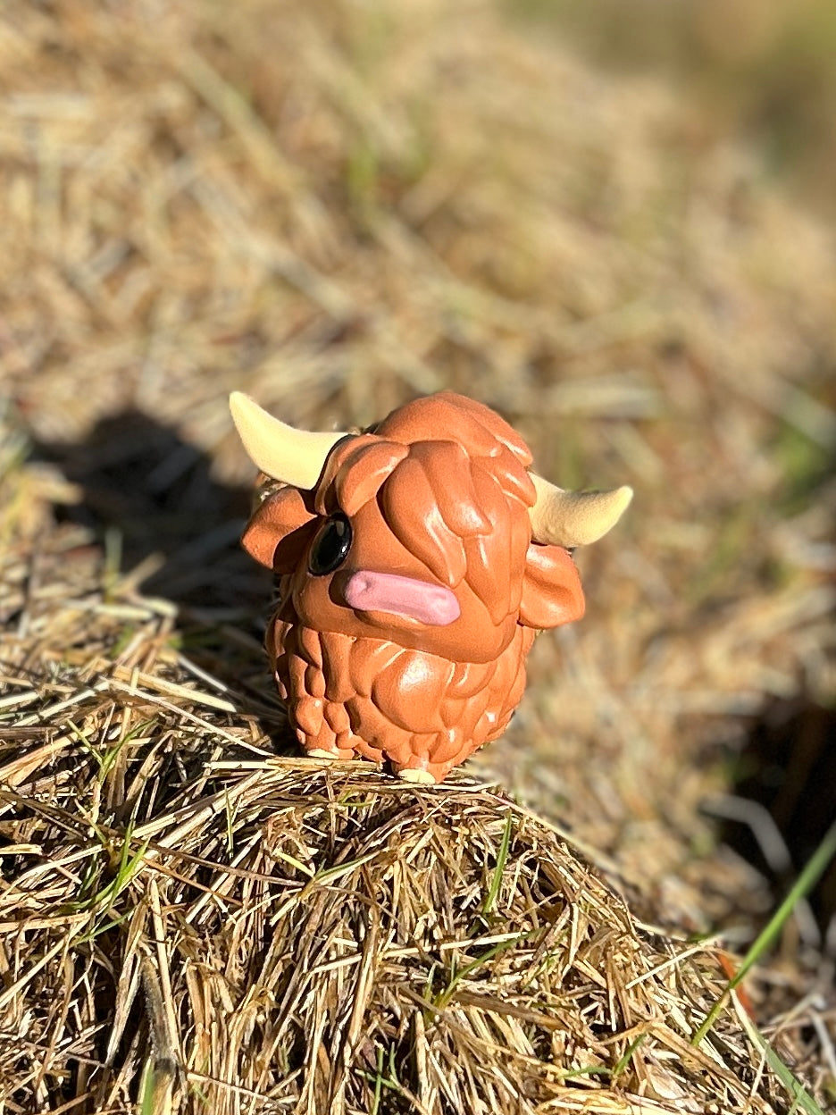 Highland cow figurine