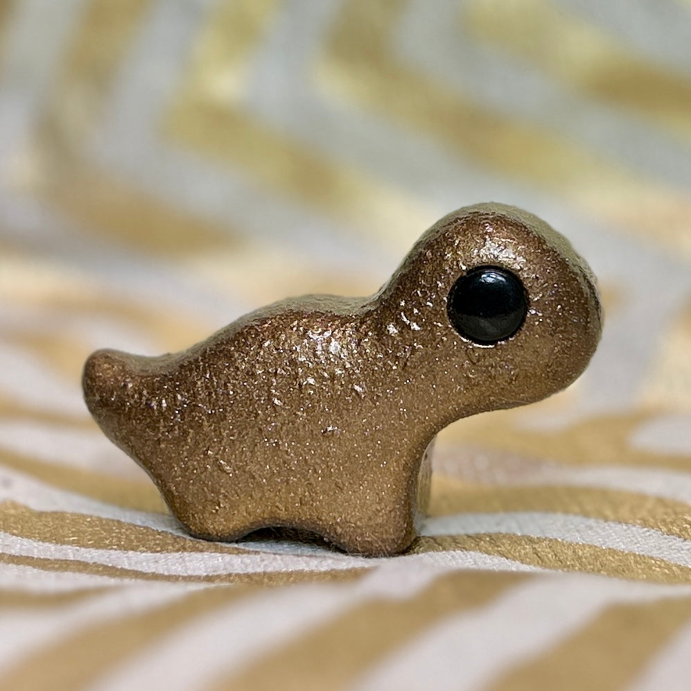 Sparkly Dino nugget figurine