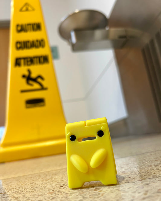 Oopsie the caution sign